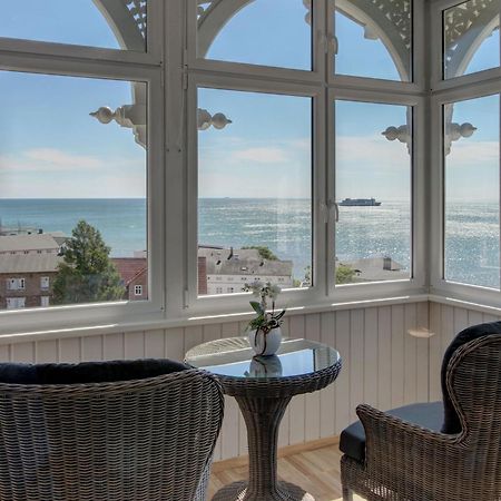Villa Fernsicht - Wohnung Nr 1 - Mit Meerblick ซาสนิทซ์ ภายนอก รูปภาพ
