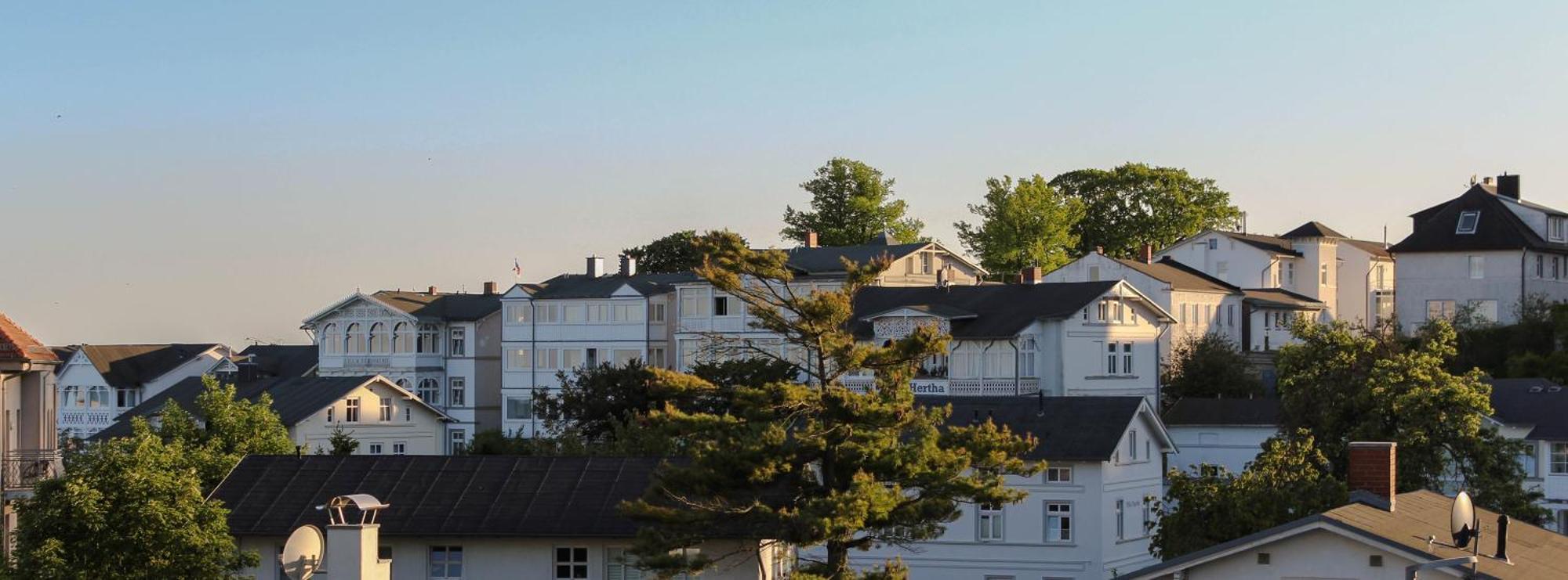 Villa Fernsicht - Wohnung Nr 1 - Mit Meerblick ซาสนิทซ์ ภายนอก รูปภาพ