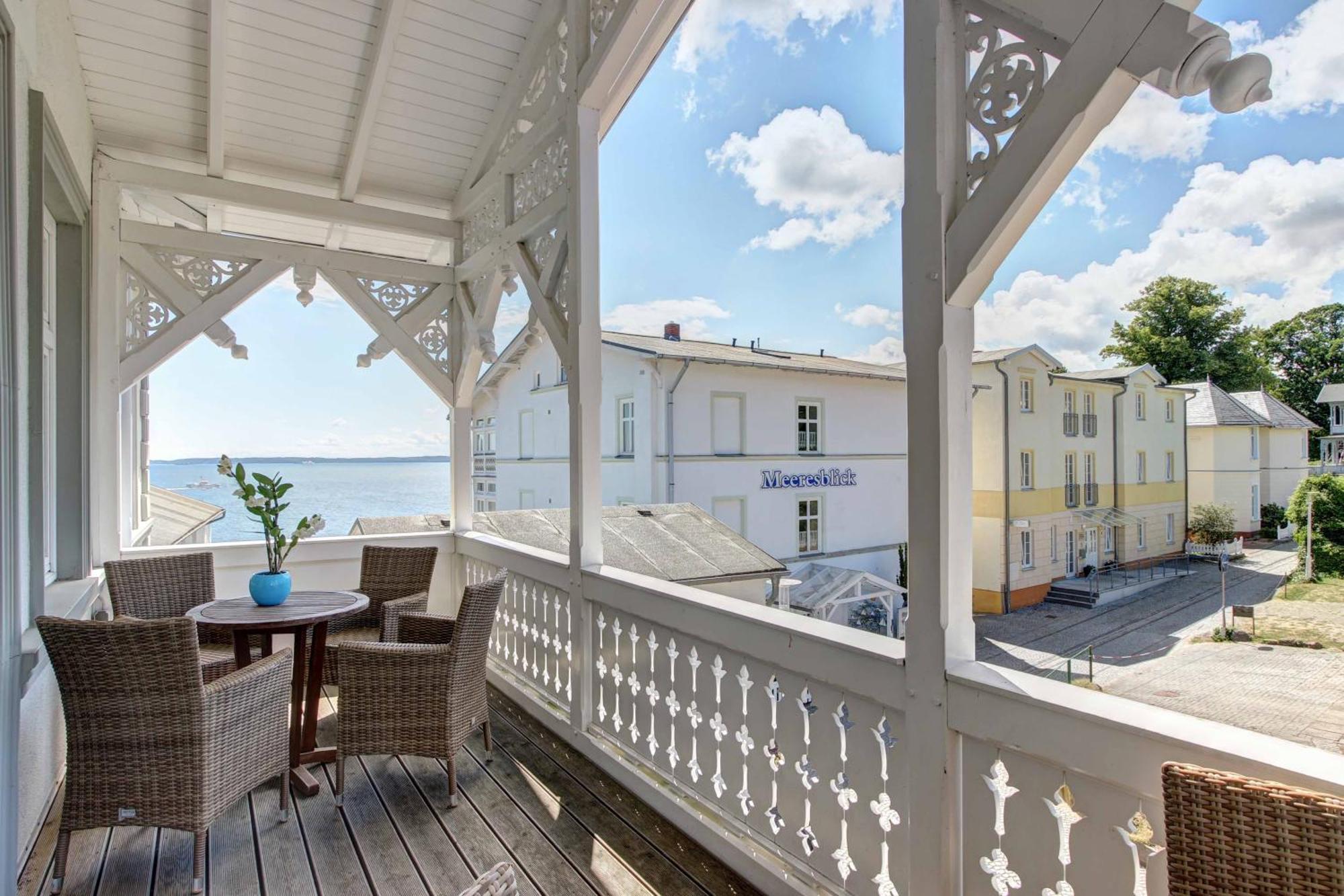 Villa Fernsicht - Wohnung Nr 1 - Mit Meerblick ซาสนิทซ์ ภายนอก รูปภาพ