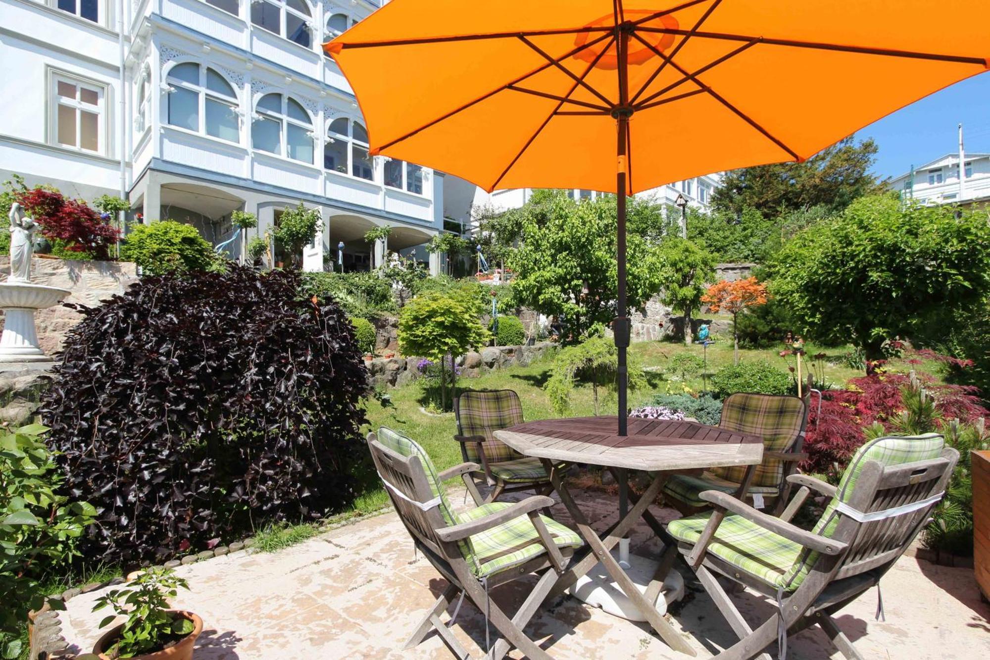 Villa Fernsicht - Wohnung Nr 1 - Mit Meerblick ซาสนิทซ์ ภายนอก รูปภาพ