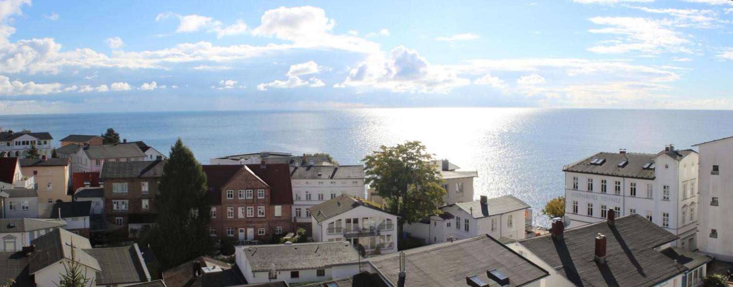 Villa Fernsicht - Wohnung Nr 1 - Mit Meerblick ซาสนิทซ์ ภายนอก รูปภาพ