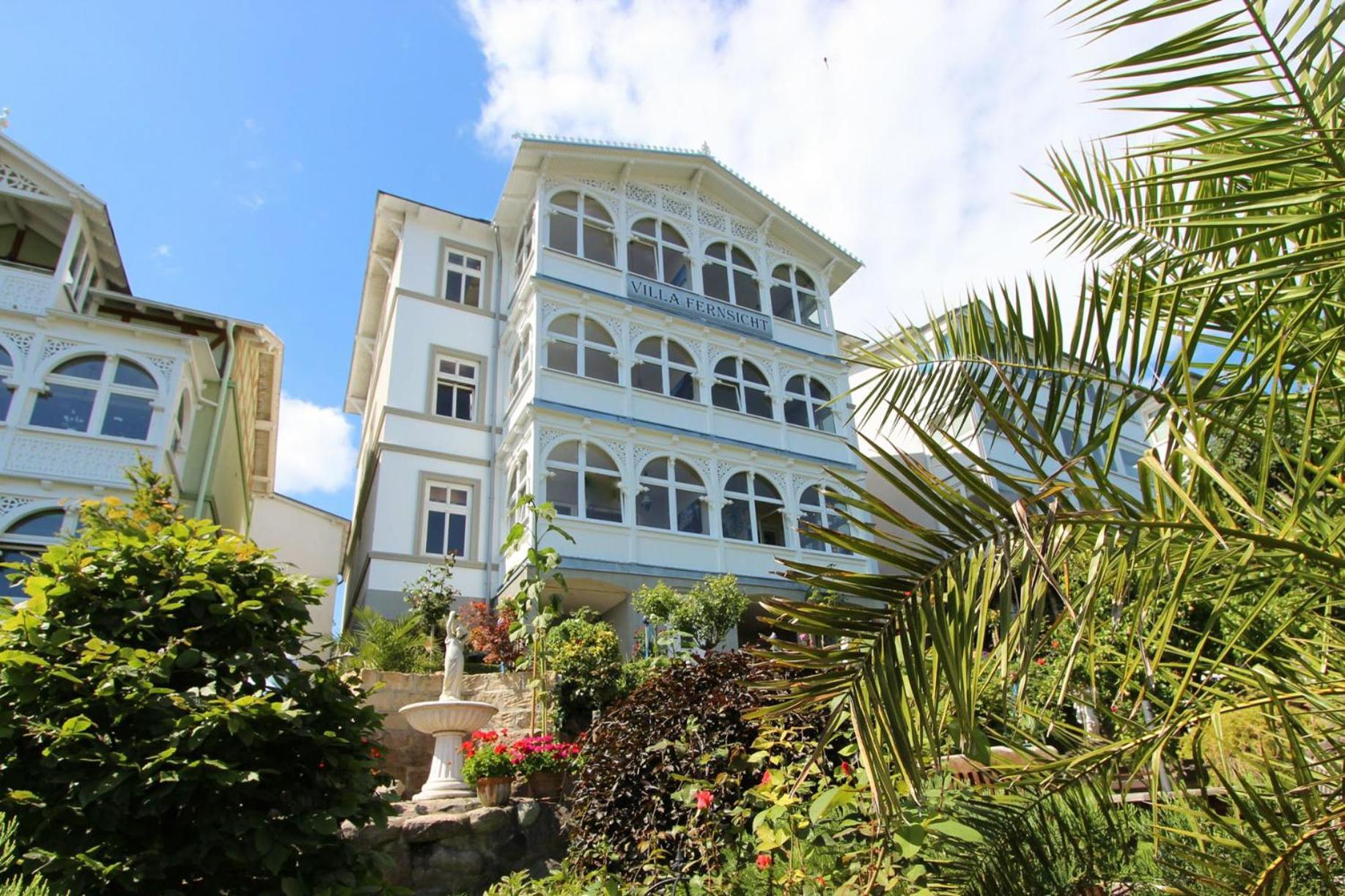 Villa Fernsicht - Wohnung Nr 1 - Mit Meerblick ซาสนิทซ์ ภายนอก รูปภาพ